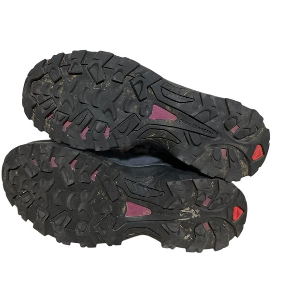 Salomon 373261 LTR GTX Gortex  Trail Hiking Gray Pink Boots Women's sz 8.5 - Picture 6 of 7